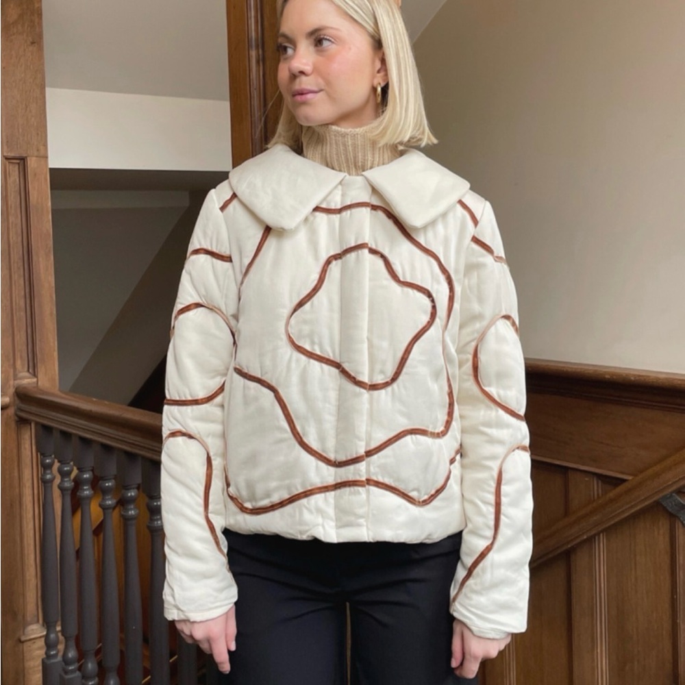 Free People Cream Women's Jacket
